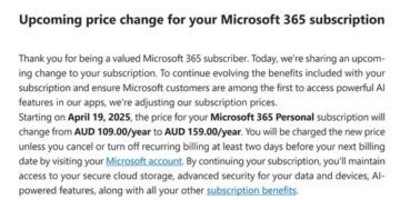 Microsoft Australia предположительно ввела в заблуждение миллионы австралийцев, заставив их купить более дорогой тарифный план, заявили наблюдатели