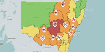 Из-за катастрофической пожарной опасности закрыты 25 школ в Новом Южном Уэльсе