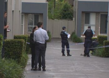 Поиск злоумышленников после того, как мужчина получил огнестрельное ранение в ногу во время вторжения в дом в Сиднее