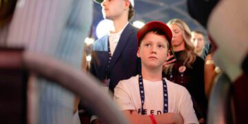 На ежегодном собрании организации Turning Point молодые консерваторы беспокоятся о будущем.