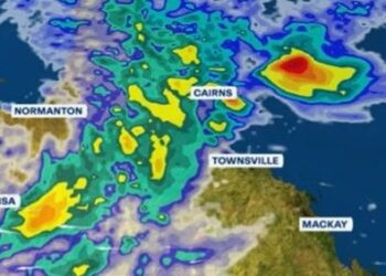 В связи с тем, что в некоторых районах Квинсленда за неделю выпало количество осадков, превышающее среднегодовое, объявлены предупреждения о наводнении.