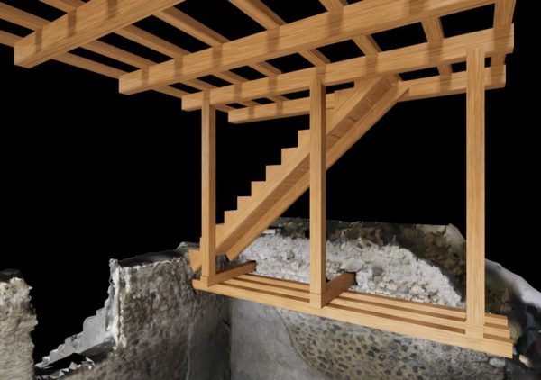 Исследователи обнаружили древнеримскую лестницу. Она открывает нам «потерянные Помпеи».