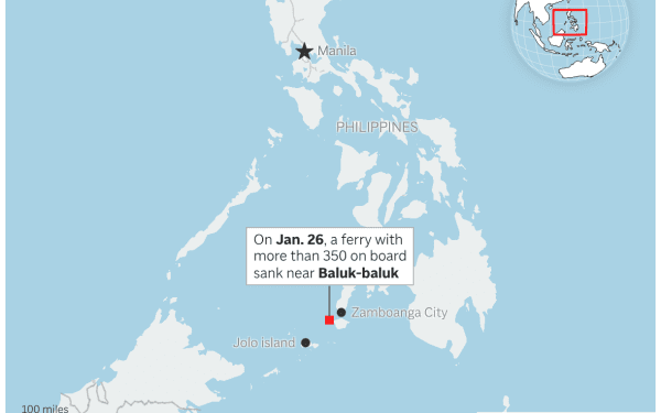 Паром с более чем 350 пассажирами на борту затонул у берегов Филиппин, погибли по меньшей мере 18 человек.