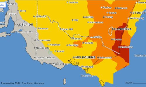 Очередной удар для пострадавших от лесных пожаров населенных пунктов, поскольку пожары в штате Виктория продолжают бушевать.