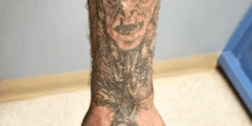 Камеры видеонаблюдения запечатлели беглеца за несколько часов до предполагаемого тройного убийства.