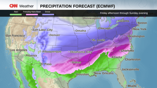 Одна из самых сильных зимних бурь за последние годы обрушит на почти половину территории США разрушительный гололед и сильные снегопады. Одна из самых сильных зимних бурь за последние годы обрушит на почти половину территории США разрушительный гололед и сильные снегопады.