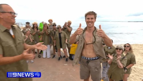 Победитель в номинации «Двойник Роберта Ирвина» получил высокую оценку за поразительное сходство и танцевальные движения.