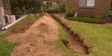 После обнаружения останков на заднем дворе викторианского дома появились предположения о возможном загадочном убийстве.