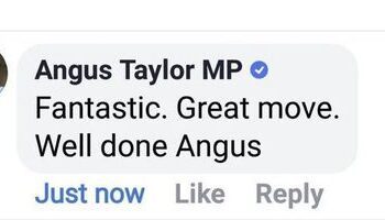 «В восторге»: Ангус Тейлор посмеялся над своей оплошностью в социальных сетях.