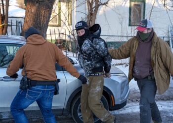 В Миннеаполисе сотрудники иммиграционной службы достали оружие и арестовали преследующих их активистов.