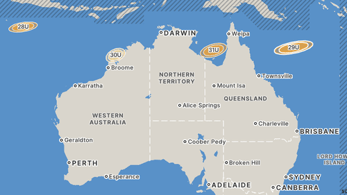 Риск циклонов возрастает, поскольку многочисленные циклоны принесут дополнительные проливные дожди на север.