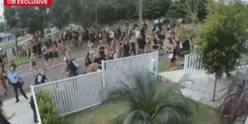 На вечеринку по случаю 16-летия неожиданно ворвались 500 подростков.