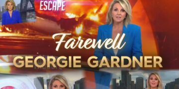 «Спасибо»: Джорджи Гарднер прощается в последний раз.