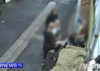 Трое 14-летних подростков арестованы после предполагаемого «трусливого» нападения на подростка в переулке.