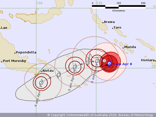 У берегов Австралии формируются два циклона. У берегов Австралии формируются два циклона.