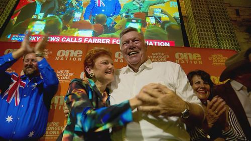 Партия One Nation заявляет о победе на дополнительных выборах в округе Фаррер.