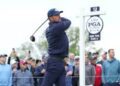 Скотти Шеффлер делит лидерство после первого раунда чемпионата PGA.