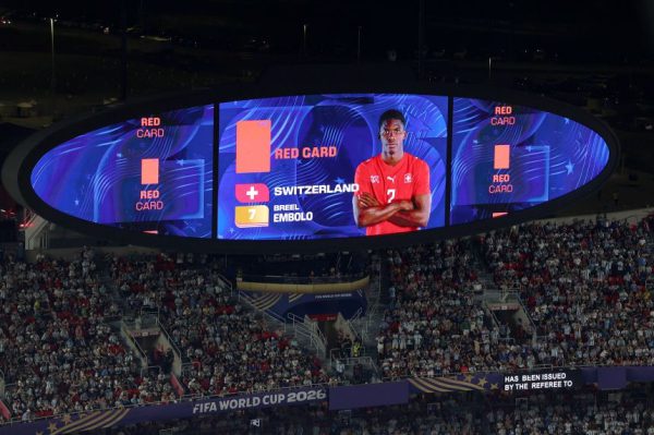 IFAB считает, что швейцарца Бреля Эмболо не следовало удалять с поля в четвертьфинале чемпионата мира против Аргентины.